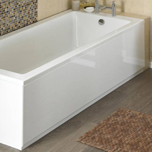 Additional image for Side Bath Panel (High Gloss White, 1600mm).