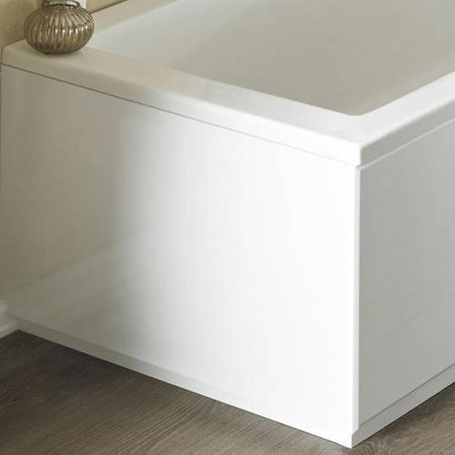 Additional image for End Bath Panel (High Gloss White, 700mm).