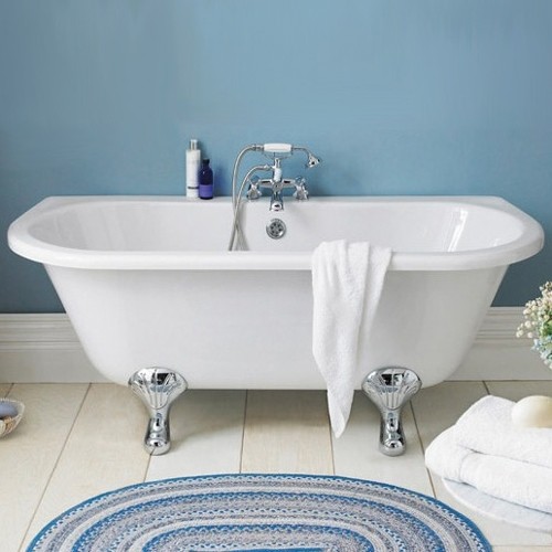 Additional image for BTW 1700mm Double Ended Bath With Toilet & Basin.