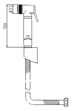 Additional image for Hand Held Douche Spray kit (Shattaf).