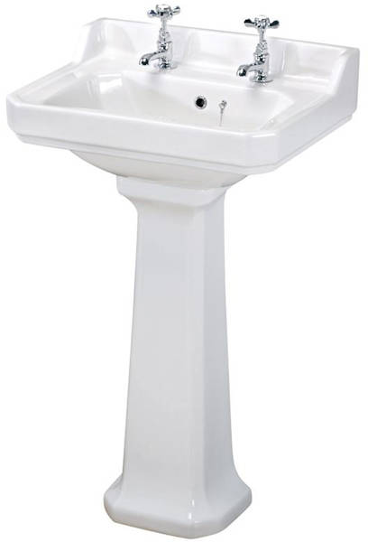 Additional image for Low level Toilet With 500mm Basin & Pedestal (2TH).