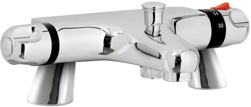 Additional image for Reef Thermostatic Bath Shower Mixer Tap.