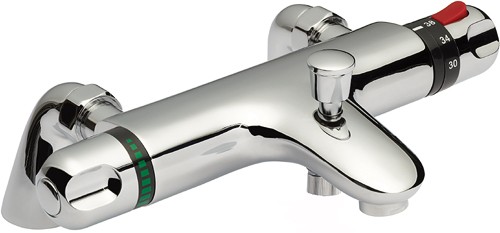 Additional image for Reef Thermostatic Bath Shower Mixer Tap.