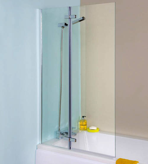 Additional image for Ella Straight Bath Screen (1400x735mm).