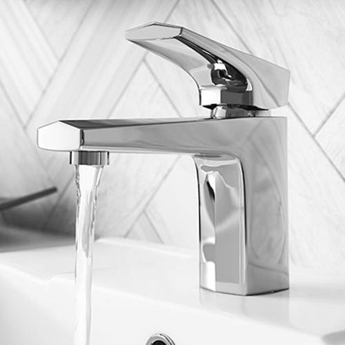 Additional image for Designer Basin & Bath Filler Tap (Chrome).