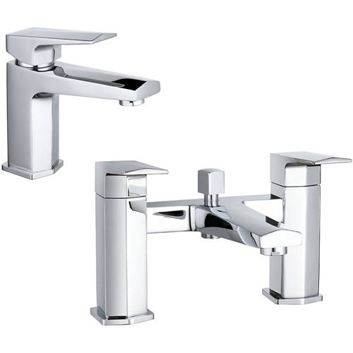 Additional image for Designer Basin & Bath Shower Mixer Tap With Kit.