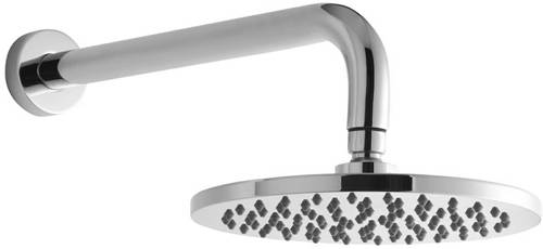 Additional image for Round Shower Head With Arm (200mm, Chrome).