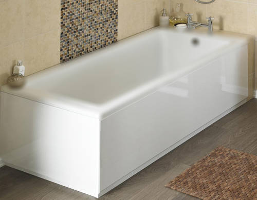 Additional image for Side & End Bath Panel Pack (Gloss White, 1700x700).