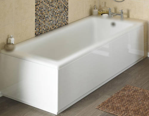 Additional image for Side & End Bath Panel Pack (Gloss White, 1800x750).