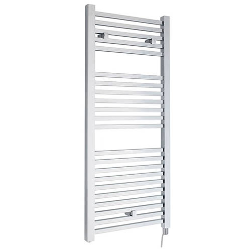 Additional image for Electric Towel Rail 500W x 1100H mm (Chrome).