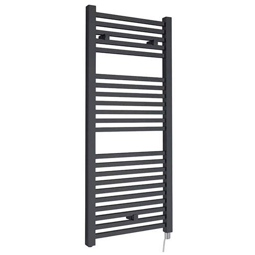 Additional image for Electric Towel Rail 500W x 1100H mm (Anthracite).