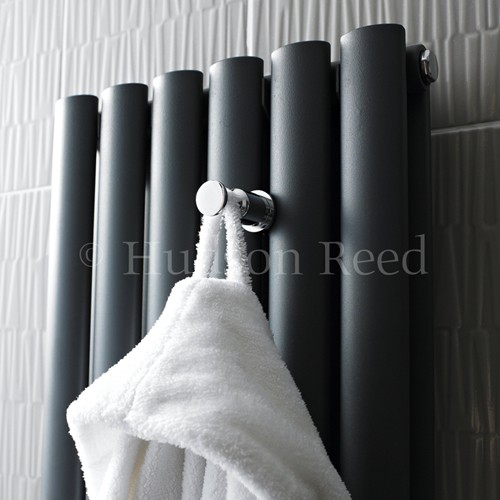 Additional image for Robe Hook For Bathroom Radiators (Chrome).
