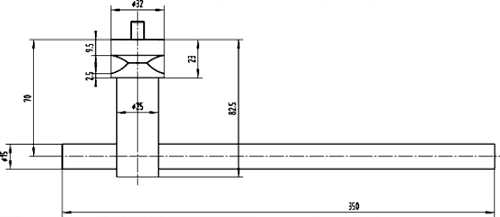 Additional image for Towel Rail For Bathroom Radiators (Chrome).