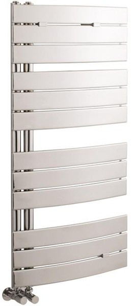 Additional image for Designer Towel Radiator. 1080x550 (Chrome).