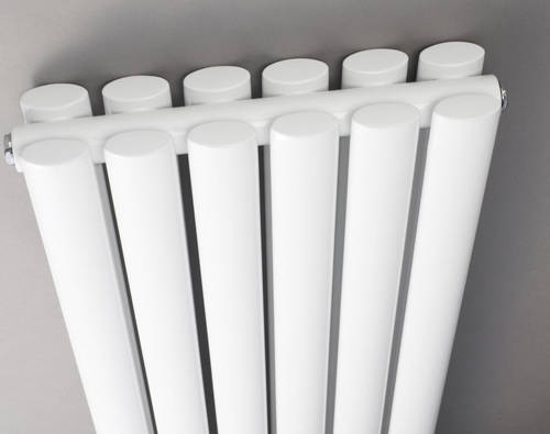 Additional image for Revive Vertical Radiator (White). 1800x236mm.