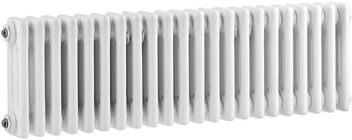 Additional image for 3 Column Horizontal Radiator (White). 1011x300mm.