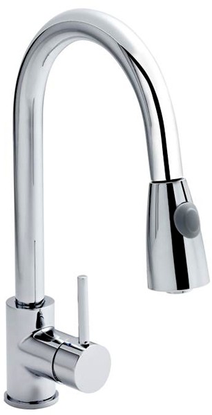 Additional image for Pull Out Spray Kitchen Tap (Chrome).