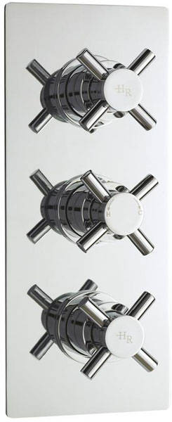 Additional image for Triple Concealed Shower Valve With Diverter (Chrome).