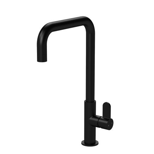 Additional image for Mono Kitchen Tap With Lever Handles (Matt Black).