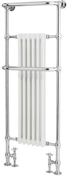 Additional image for Brampton Traditional Towel Radiator H1500 x W575 (Chrome).