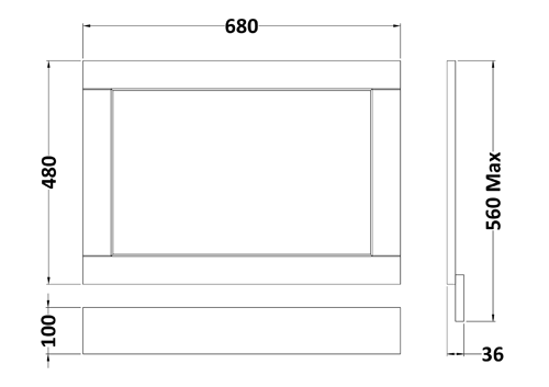 Additional image for Bath Panel Pack, 1800x700mm (Storm Grey).
