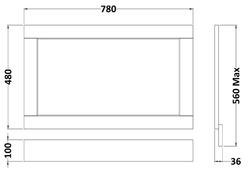 Additional image for Bath Panel Pack, 1800x800mm (Storm Grey).