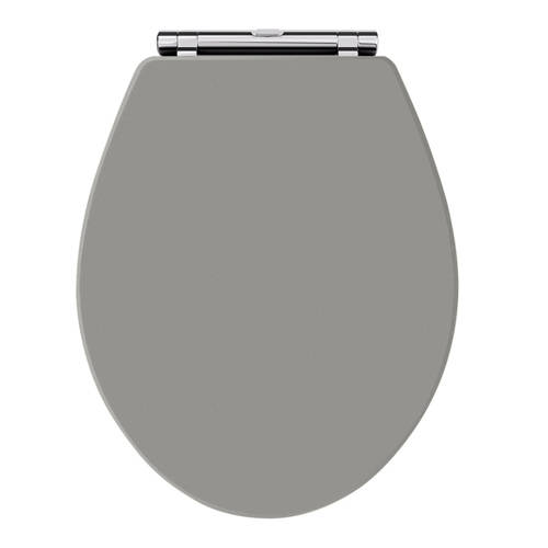 Additional image for Carlton Toilet Seat With Soft Close (Storm Grey).