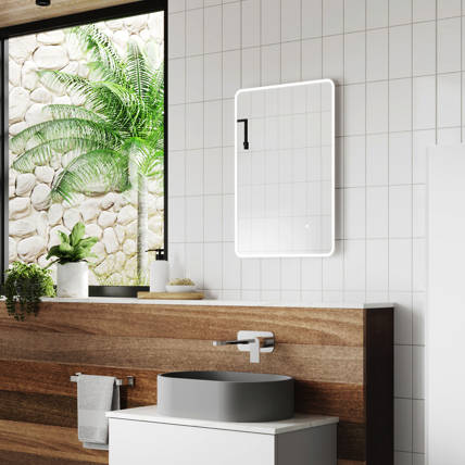 Additional image for LED Mirror 500x700mm (Chrome).