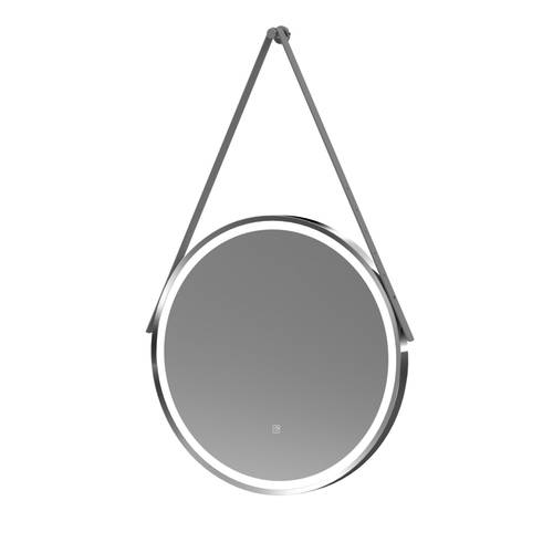 Additional image for Round Illuminated Mirror (600mm, Chrome).
