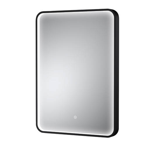 Additional image for LED Mirror 500x700mm (Black Frame).