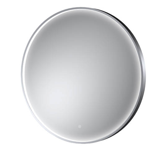 Additional image for Round Illuminated Mirror (800mm, Chrome).