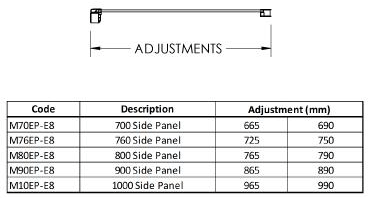 Additional image for Apex Shower Enclosure With 8mm Glass (700x700mm).