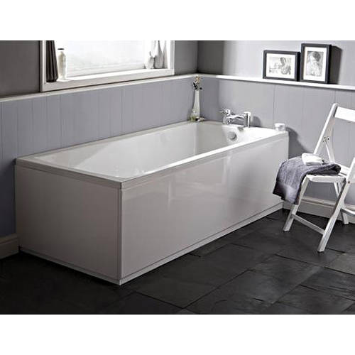 Additional image for Linton Single Ended Acrylic Bath. 1500x700mm.