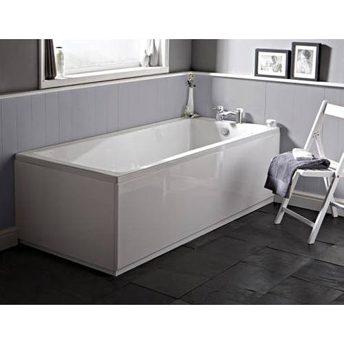 Additional image for Linton Single Ended Acrylic Bath & Panels. 1500x700mm.