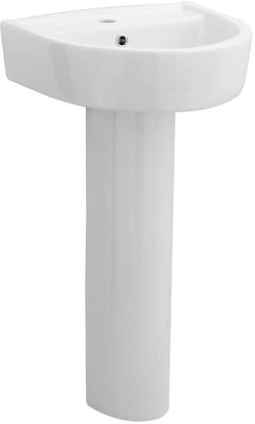 Additional image for Basin & Full Pedestal (1 Tap Hole, 420mm).