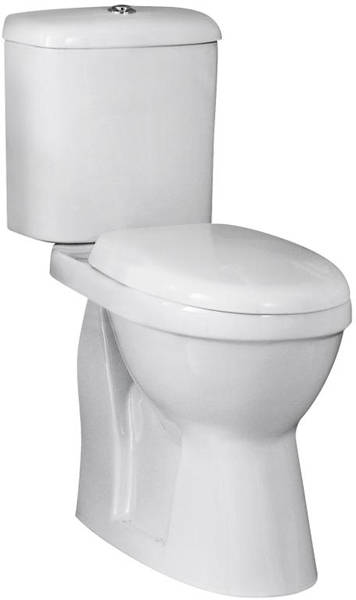 Additional image for Extended Height Close Coupled Toilet With Seat.