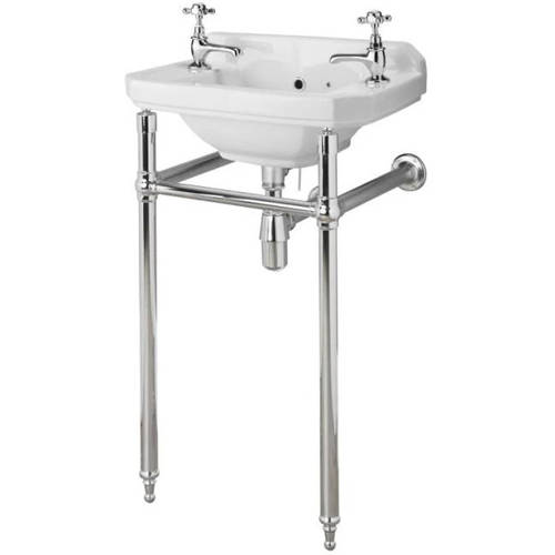 Additional image for Traditional Washstand 745x465x368mm (Chrome).