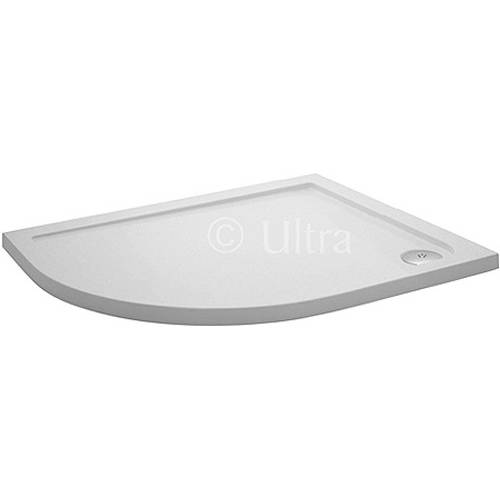 Additional image for Low Pro Offset Quad Shower Tray. 900x760x40. Left Handed.