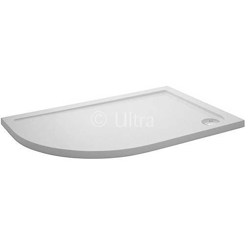 Additional image for Low Pro Offset Quad Shower Tray. 1000x800x40. Left Handed.