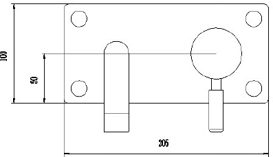 Additional image for Wall Mounted Basin Tap (Chrome).