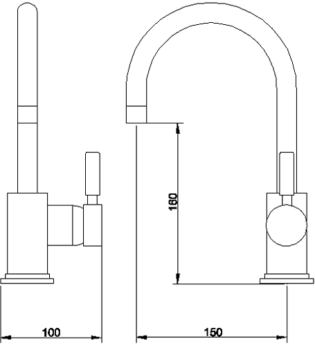 Additional image for Side action sink mixer