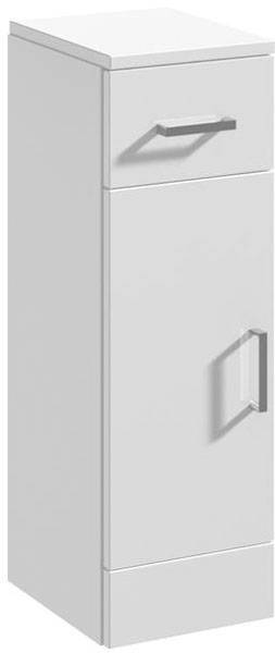 Additional image for Bathroom Storage Unit With Drawer (766x250x330mm, White).