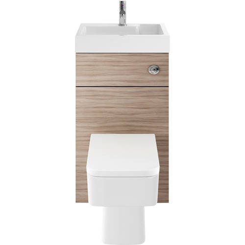 Additional image for 2 In 1 BTW Unit With Basin & Cistern 500mm (Driftwood).