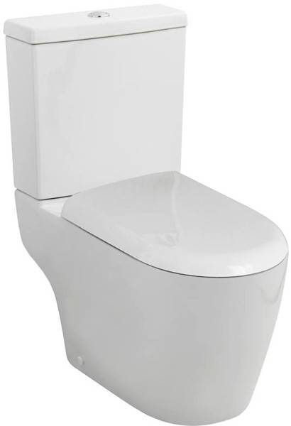 Additional image for Flush To Wall Toilet With 420mm Basin & Semi Pedestal.