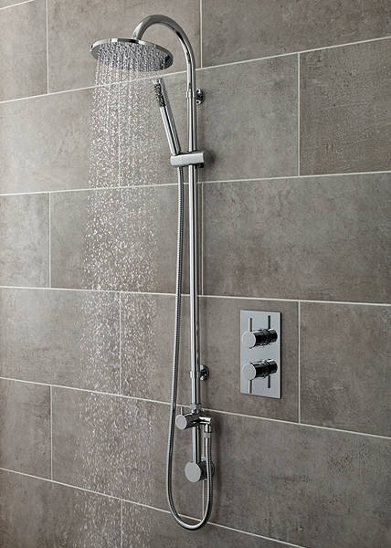 Additional image for Quest Thermostatic Shower Valve With Destiny Shower Kit.