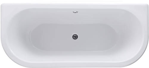 Additional image for Kenton Back To Wall Double Ended Bath & Pride Feet 1700x745mm.
