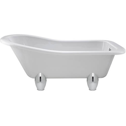 Additional image for Brockley Slipper Bath & Deacon Feet 1700x730mm.