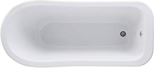 Additional image for Brockley Slipper Bath & Deacon Feet 1700x730mm.