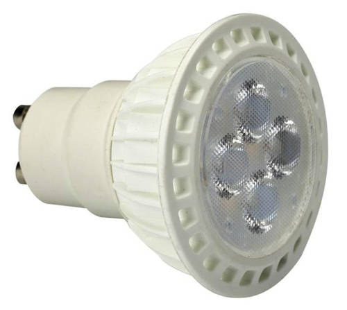 Additional image for 6 x Fire & Acoustic Spot Light & W White LED Lamp (Chrome