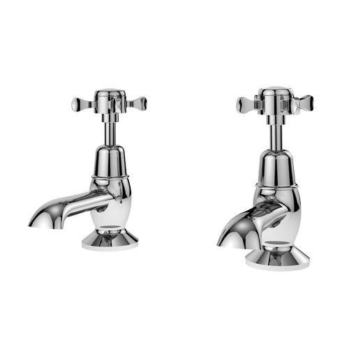 Additional image for Basin & Bath Shower Mixer Tap With Cranked Legs (Chrome).